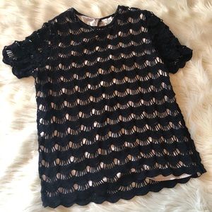 Knitted Lines Blouse